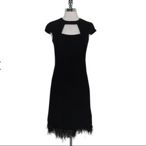 Trina Turk Feather Fringe Dress - LBD